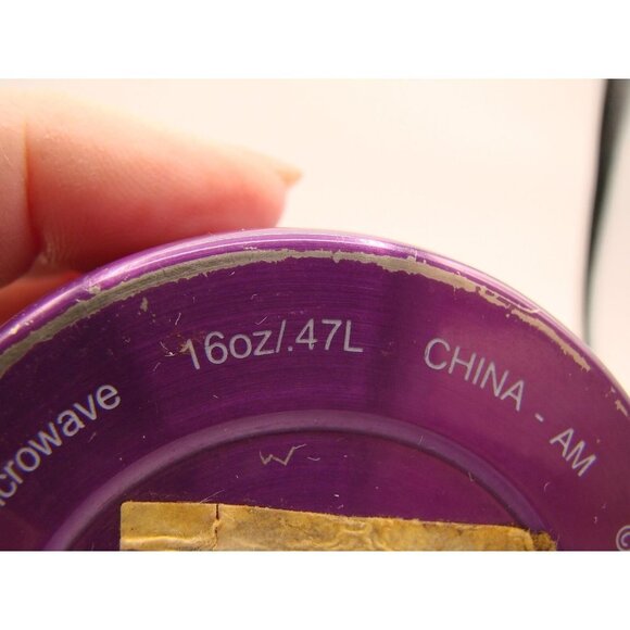 Starbucks Coffee Purple Stainless Steel Insulated Tumbler Thermos Top Mug 16 oz - Picture 7 of 10